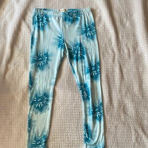 3/$10 Like new Blue Tie-Dye Kids Leggings